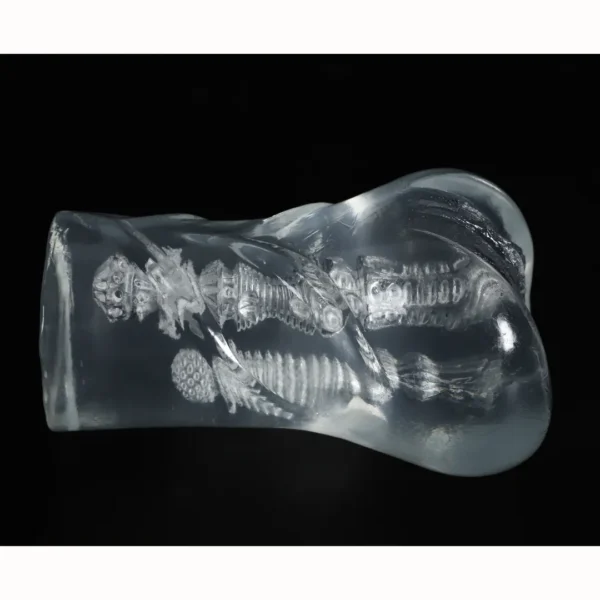 Âm đạo giả cầm tay trong suốt (520g)