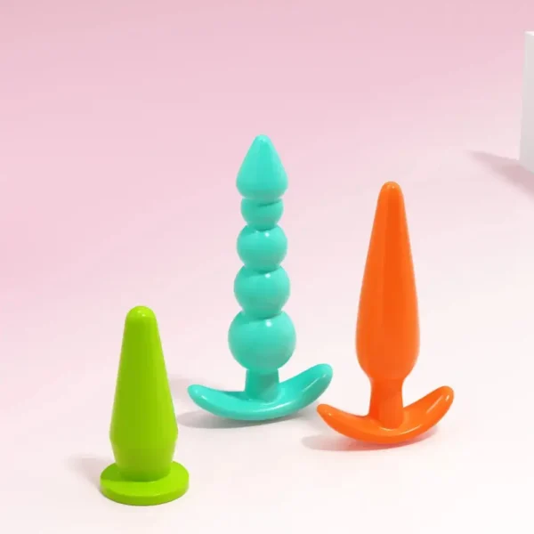 BỘ 3 NÚT NHÉT SILICONE ANKNI - MỀM DẺO NHIỀU KIỂU DÁNG