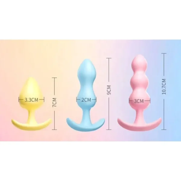 BỘ BA PLUG MỀM DẺO BA MÀU