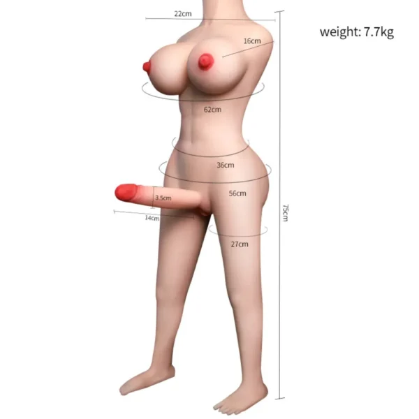 Búp bê lưỡng tính nguyên khối – Size 7,7kg (Ladyboy)