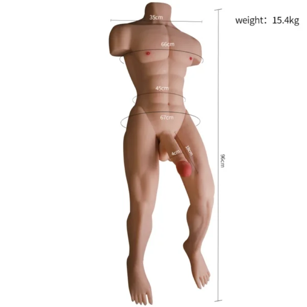 Búp bê nam nguyên khối – Size 15,4kg (Cơ bắp cường tráng)