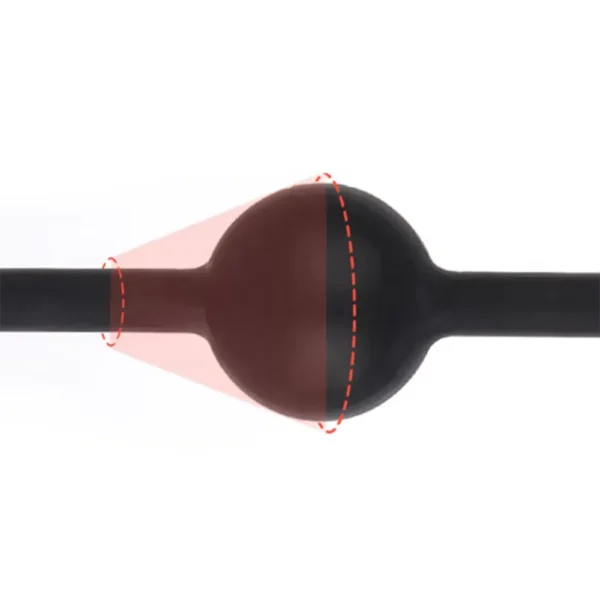 CHUỖI 4 BI SILICON ĐEN C437