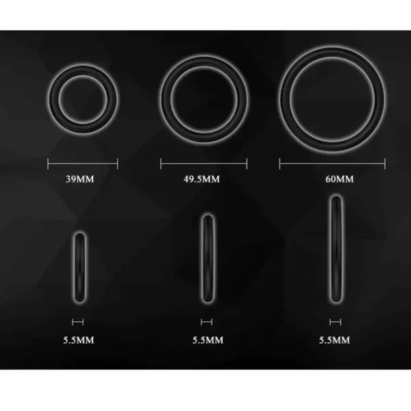 COCK & BALL RING RUBBER SET