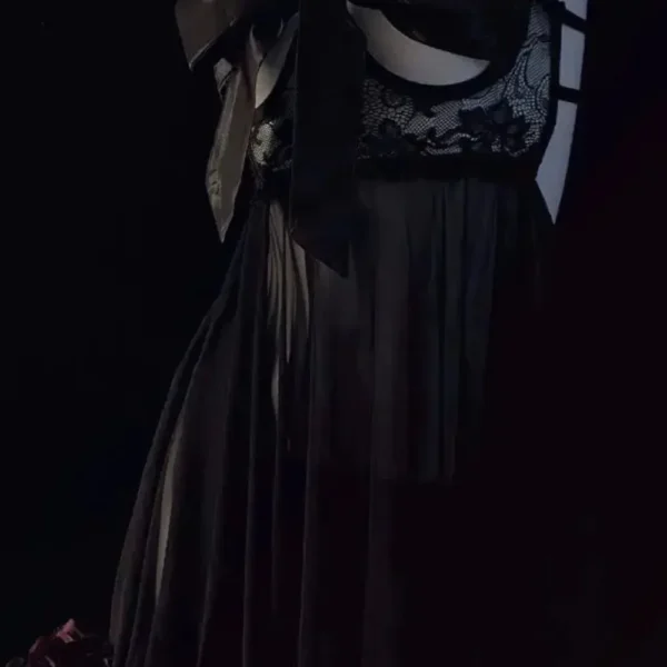 ĐẦM NGỦ QUYẾN RŨ - ĐEN HAI DÂY FREESIZE NAM/NỮ