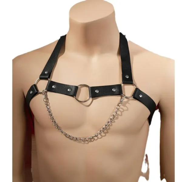 DÂY ĐEO NGỰC DA NAM FÉE ET MOI - PUNK HARNESS CHAIN BELT