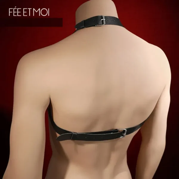 DÂY ĐEO NGỰC DA NAM FÉE ET MOI - PUNK HARNESS CHAIN BELT