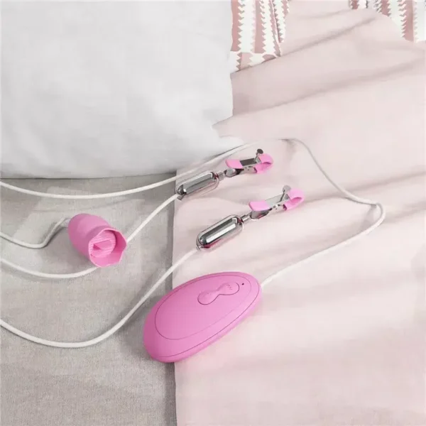 KẸP RUNG TI ĐIỀU KHIỂN DÂY - MÀU HỒNG NGỌT NGÀO