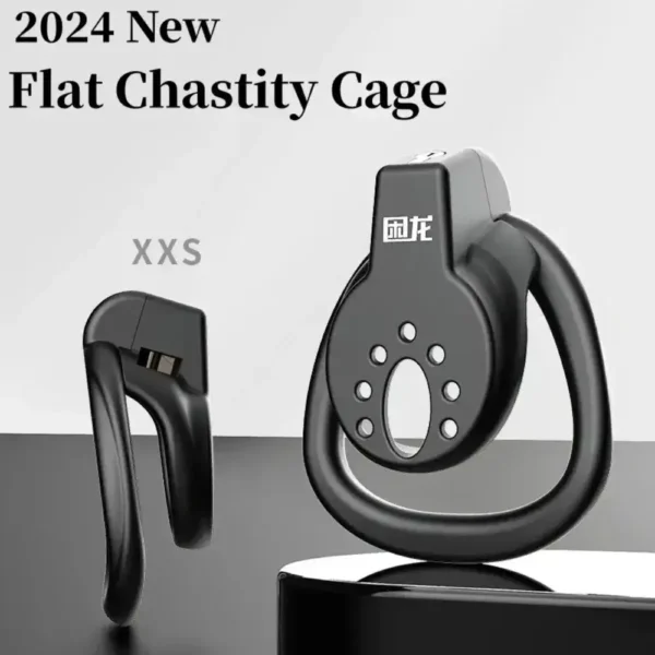 KHÓA DƯƠNG VẬT FLAT CHASTITY CAGE 2024 - THIẾT KẾ DẸP SIÊU NHẸ