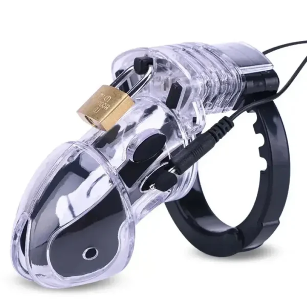 KHÓA DƯƠNG VẬT KÈM XUNG ĐIỆN ĐIỀU KHIỂN TỪ XA - ELECTRO CHASTITY PRO