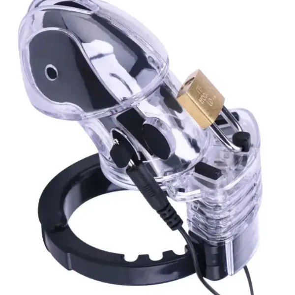 KHÓA DƯƠNG VẬT KÈM XUNG ĐIỆN ĐIỀU KHIỂN TỪ XA - ELECTRO CHASTITY PRO