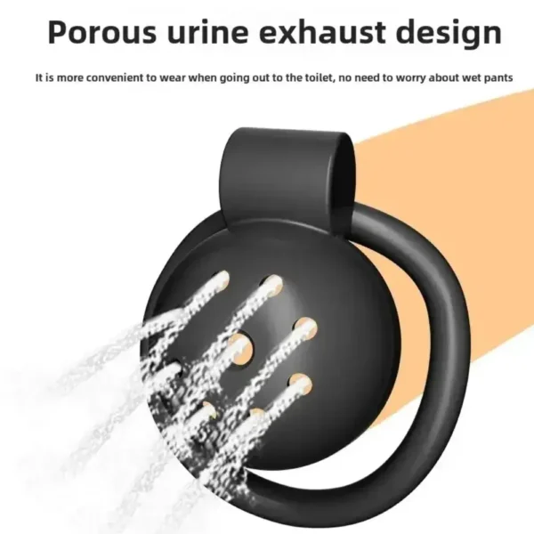 KHÓA DƯƠNG VẬT SILICON ĐEN 5 SIZE – THOÁNG KHÍ & AN TOÀN