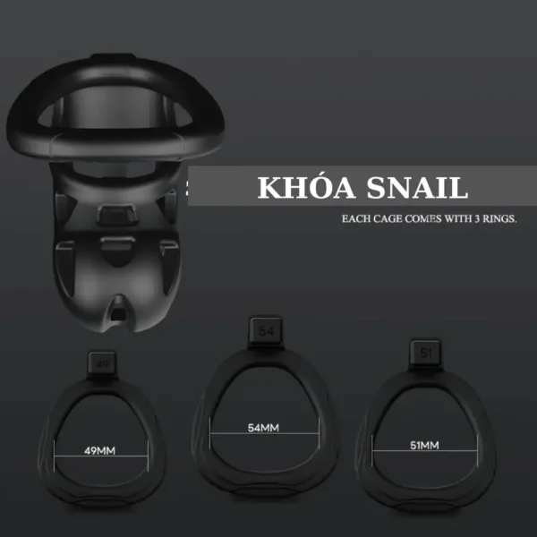 KHÓA NHỰA SNAIL - NHẸ, AN TOÀN, KÍN ĐÁO