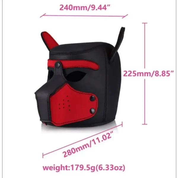 MẶT NẠ ĐẦU CHÓ COSPLAY