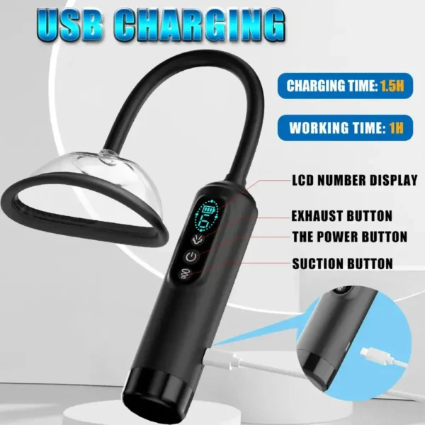 MÁY HÚT TI & NHŨ TỰ ĐỘNG LCD - 6 CHẾ ĐỘ HÚT MẠNH MẼ