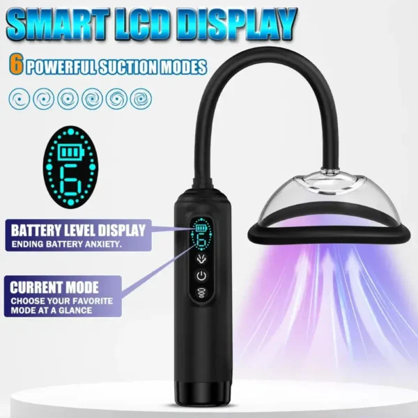 MÁY HÚT TI & NHŨ TỰ ĐỘNG LCD - 6 CHẾ ĐỘ HÚT MẠNH MẼ