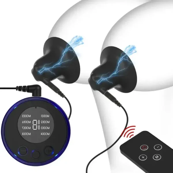 MÁY KÍCH ĐIỆN ĐẦU TI ĐIỀU KHIỂN TỪ XA - ELECTRO STIM NIPPLE CLAMP PRO