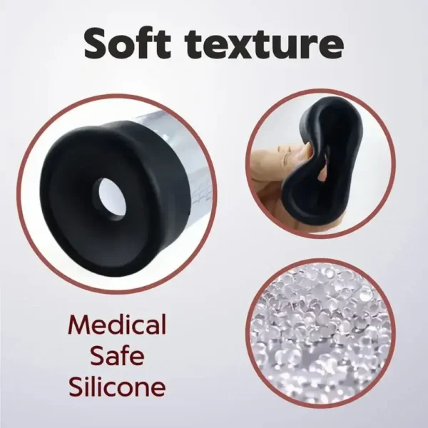 Máy tập tăng kích thước dương vật tích hợp đồng hồ áp suất