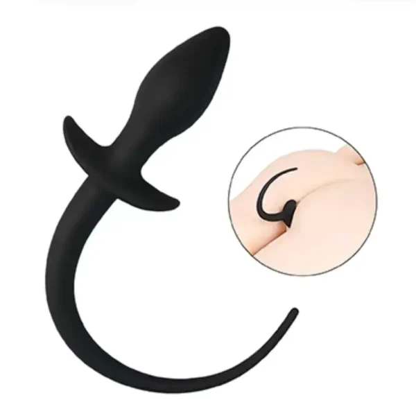 NÚT NHÉT ĐUÔI THÚ SILICONE MỀM DẺO