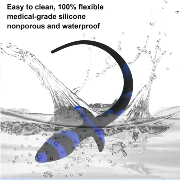 NÚT NHÉT ĐUÔI THÚ SILICONE MỀM DẺO