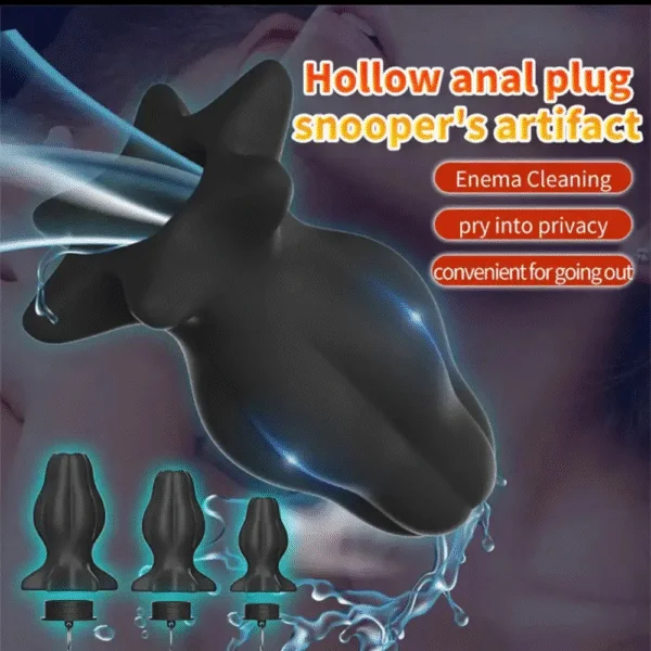 NÚT NHÉT HẬU MÔN RỖNG RUỘT CÓ NẮP CHẶN - 3 SIZE LỰA CHỌN