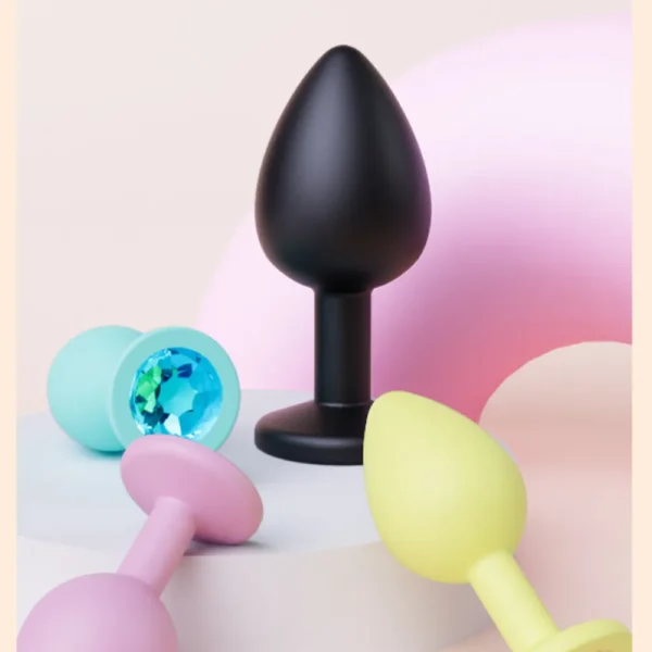 PLUG SILICON ĐEN CHUÔI TRÒN JIUAI – SIZE 68G