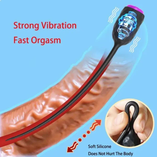 QUE SOUNDING RUNG SILICONE MỀM DẺO CÓ ĐỘNG CƠ - MẪU S6 JIUAI