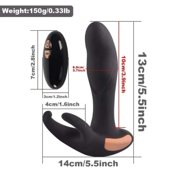 [REMOTE] PLUG RUNG DIBE 004 – MASSAGE RUNG NHIỆT TỰ ĐỘNG 2 ĐIỂM