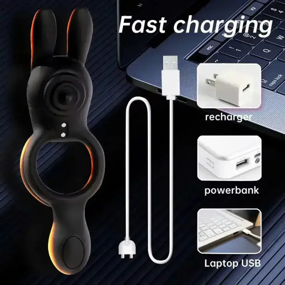 [REMOTE] VÒNG ĐEO TAI THỎ SHIDUNSI (RUNG TỰ ĐỘNG)