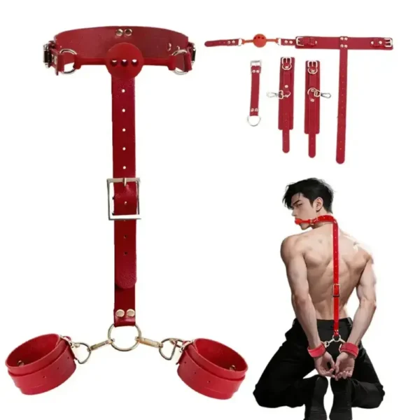 SM ANTI-BACK SHACKLE RED - CỔ + MIỆNG + TAY SAU