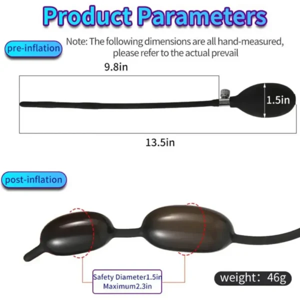 SOUNDING BƠM HƠI HAI BÓNG - MỀM DẺO & KÍCH THÍCH MẠNH MẼ