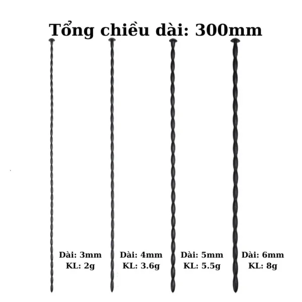 SOUNDING NHỰA SD122 - 8 CỠ XOẮN LINH HOẠT
