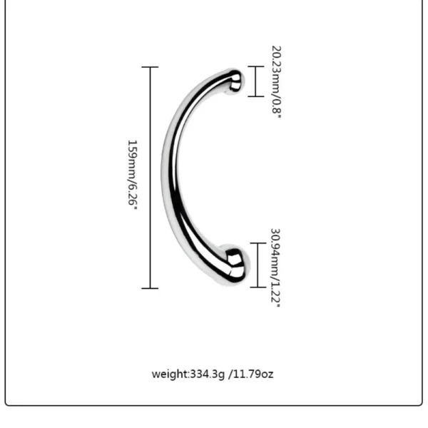 THANH INOX NHÉT HẬU MÔN KHÔNG GỈ CHO CÁC CẶP BDSM – 2 SIZE LỰA CHỌN