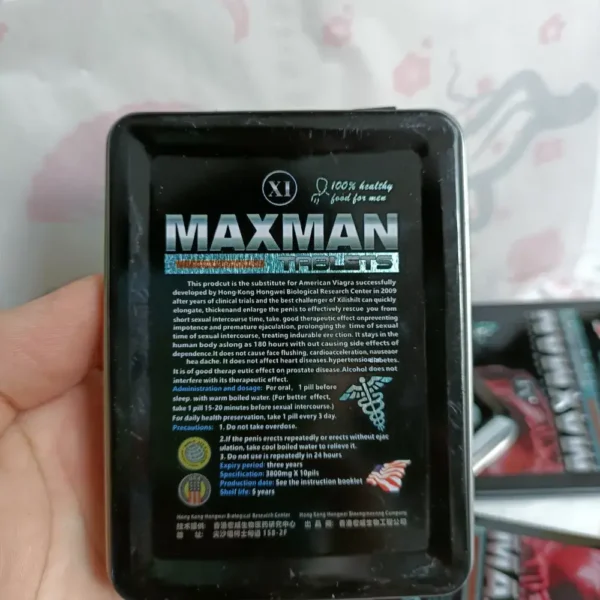 Thuốc cường dương Maxman – Vỉ 10 viên