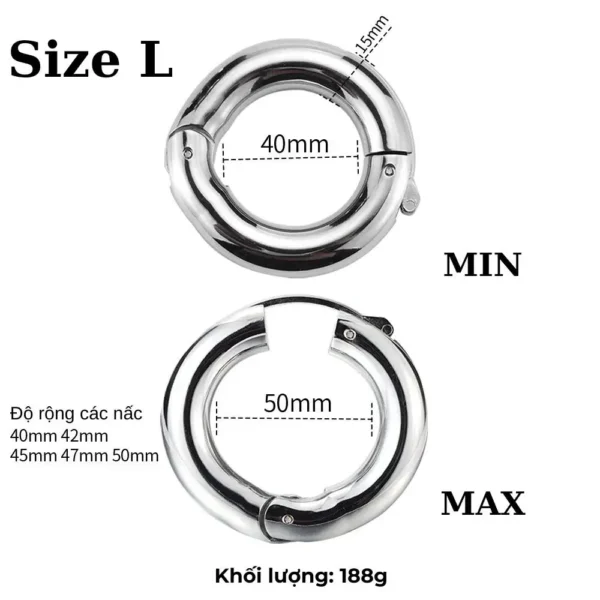 VÒNG INOX ĐIỀU CHỈNH ĐƯỢC ĐƯỜNG KÍNH